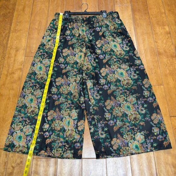 Anthropologie Womens The Somerset Pull On Cropped Pants Jacquard Edition Size XL - Picture 6 of 12